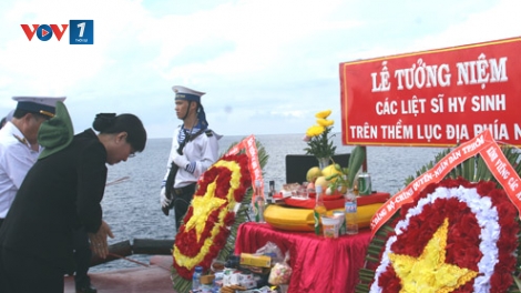 Nhiều ngôi chùa lớn trong nước và nước ngoài tổ chức lễ giỗ  64 chiến sỹ hải quân Việt Nam hy sinh trong khi bảo vệ đảo Gạc Ma - thuộc quần đảo Trường Sa của Việt Nam ngày 14/3/1988. (Thời sự chiều 13/3/2016)