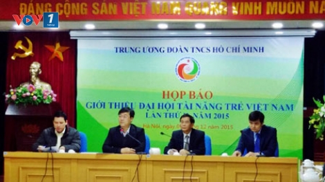 364 đại biểu tham dự Đại hội Tài năng trẻ Việt Nam lần thứ hai với chủ đề “Tài năng trẻ Việt Nam chung tay dựng xây đất nước”. (Thời sự chiều 12/12/2015)