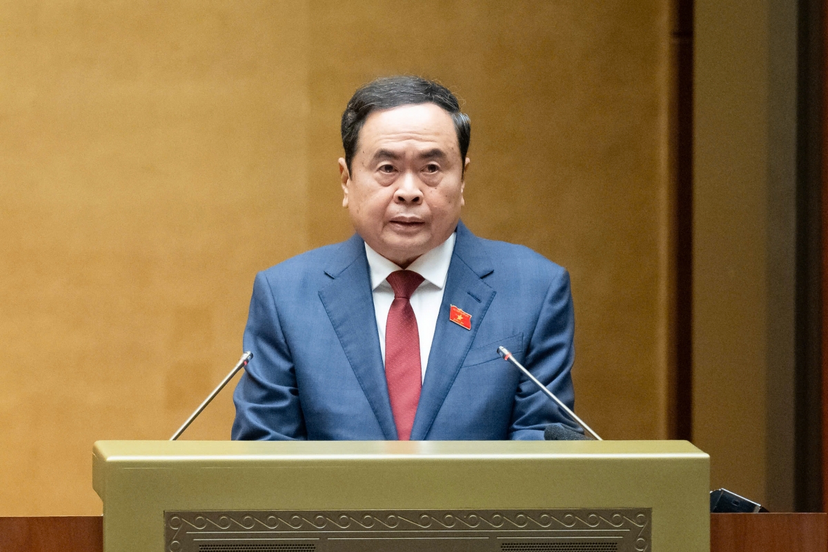 Chủ tịch Quốc hội Trần Thanh Mẫn phát biểu khai mạc Kỳ họp