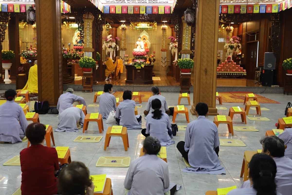 Chùa là nơi sinh hoạt tâm tinh của hàng nghìn phật tử ở thành phố Buôn Ma Thuột và vùng lân cận.