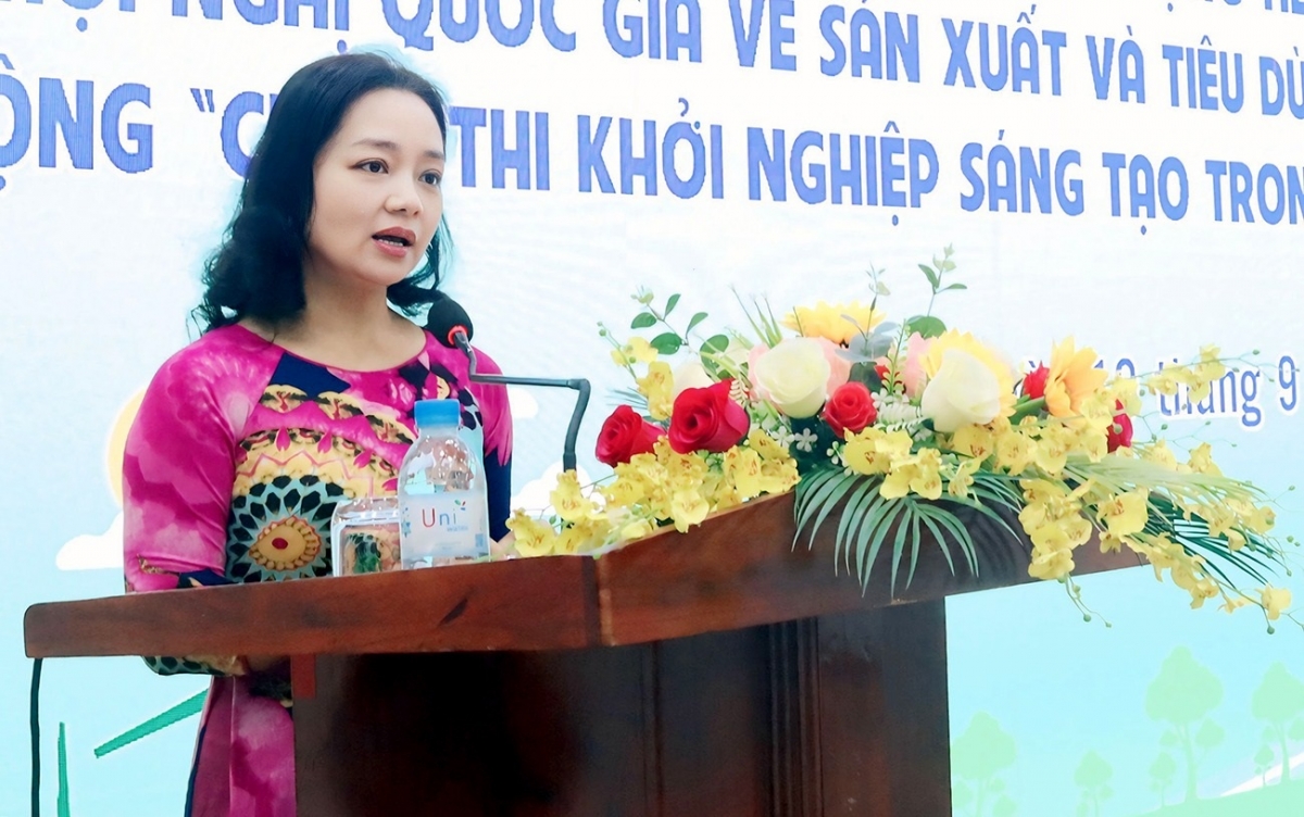 Bà Nguyễn Thị Lâm Giang - Vụ trưởng Vụ Tiết kiệm năng lượng và Phát triển bền vững, Bộ Công Thương
