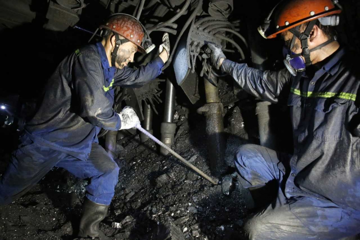 Thợ lò Than Vàng Danh (ảnh TKV)