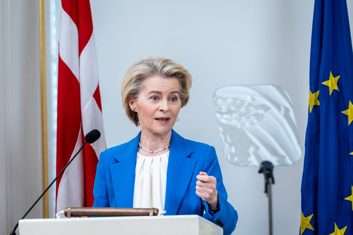 Chủ tịch Ủy ban châu Âu Ursula von der Leyen (Nguồn: Reuters)