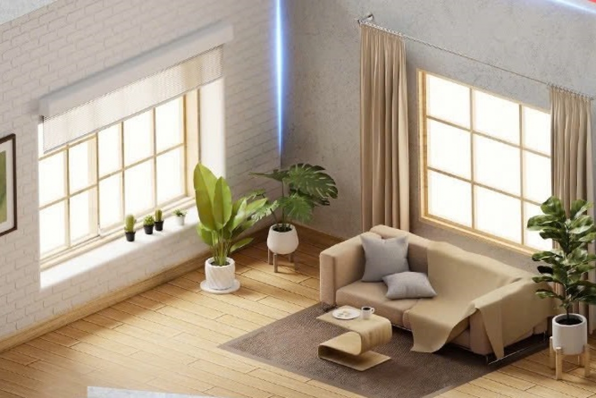 Sản phảm tấm xi măng xanh được dùng trong xây dựng, trang trí phòng ở, văn phòng  