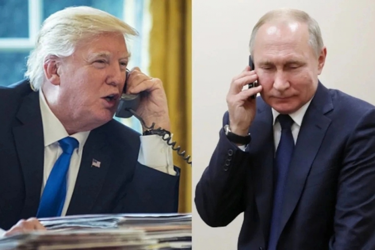 Tổng thống Mỹ Donald Trump và Tổng thống Nga Vladimir Putin