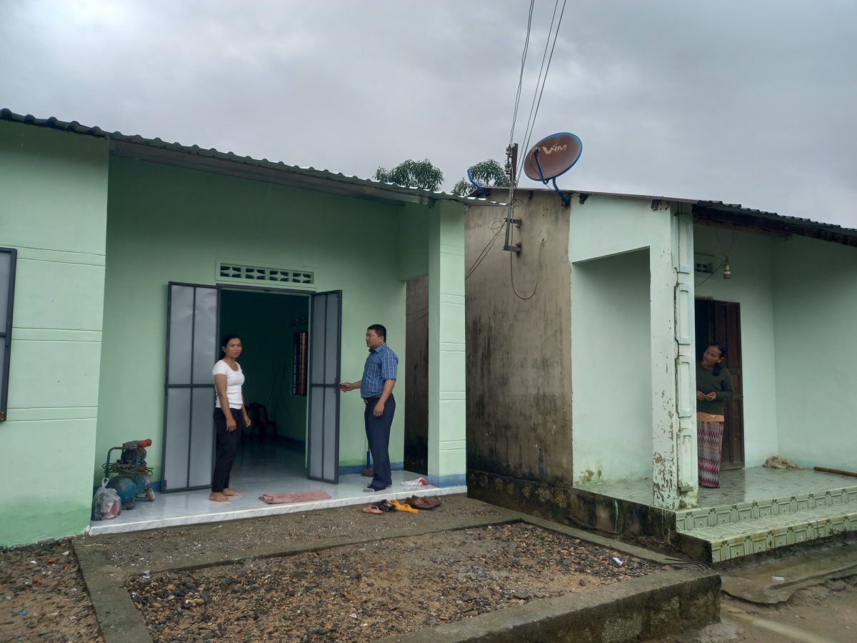 Một căn nhà của đồng bào Raglay tại xã Giang Ly, huyện Khánh Vĩnh, tỉnh Khánh Hòa.