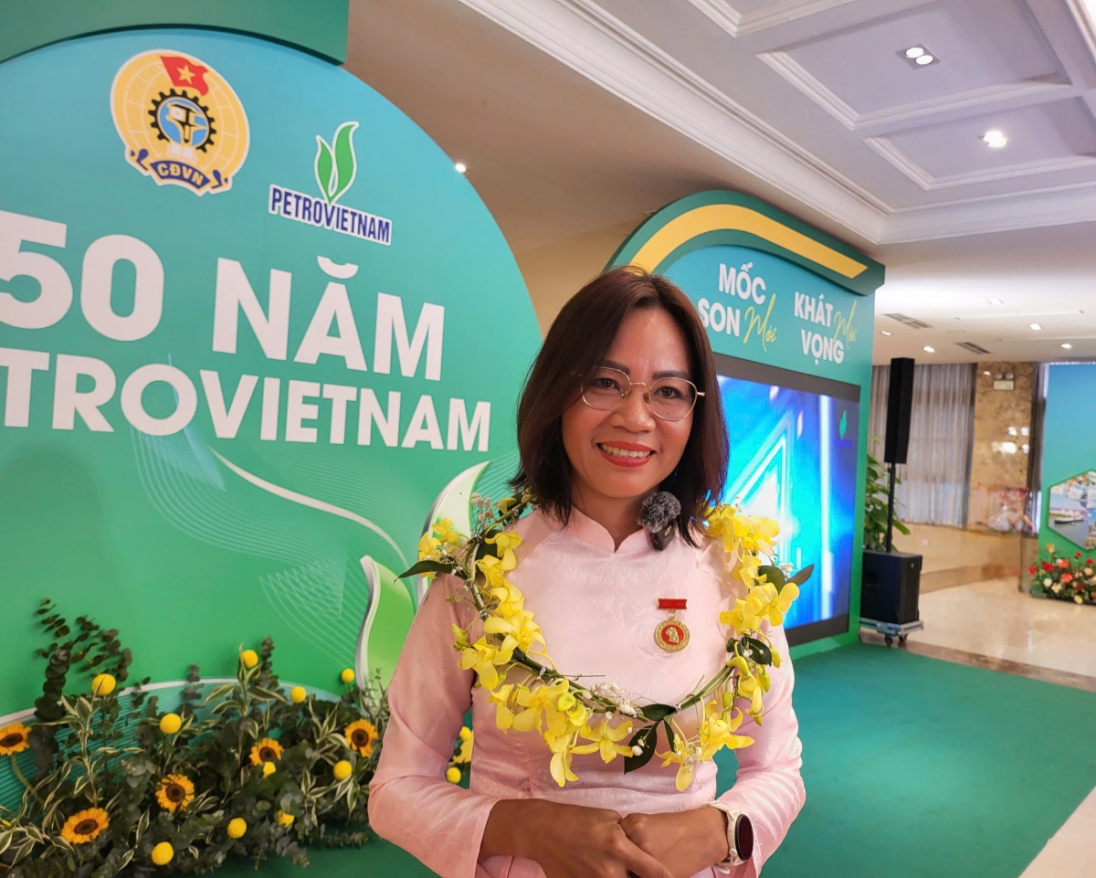 Lê Thị Thanh Hương - cán bộ Công ty CP Phân bón dầu khí Cà Mau