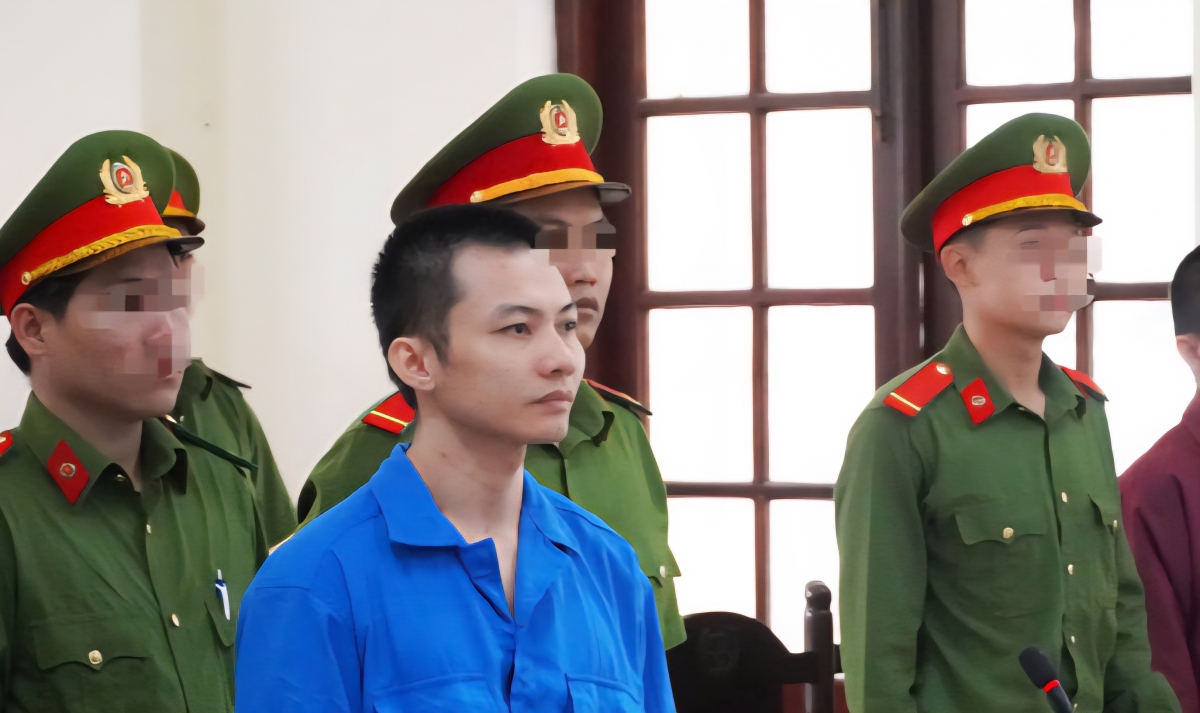 Bị cáo Lê Thanh Nhất Nguyên tại phiên tòa (ảnh: Kiên Định)