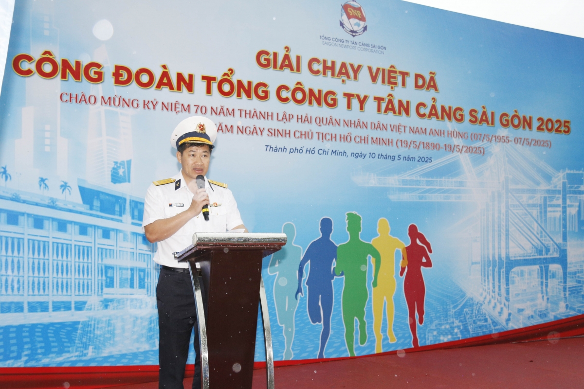 Thượng tá Nguyễn Phương Nam phát biểu khai mạc