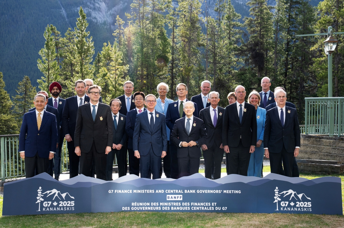 Các Bộ trưởng Tài chính và Thống đốc Ngân hàng trung ương G7 họp tại Alberta, Canada
- Nguồn: Reuters