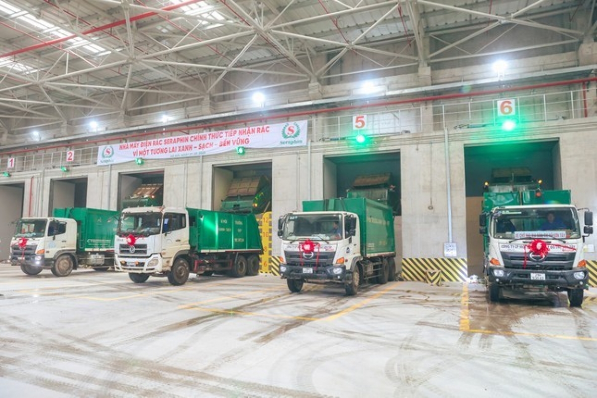 Nhà máy điện rác lớn thứ 2 của Hà Nội sắp được đấu nối điện quốc gia.