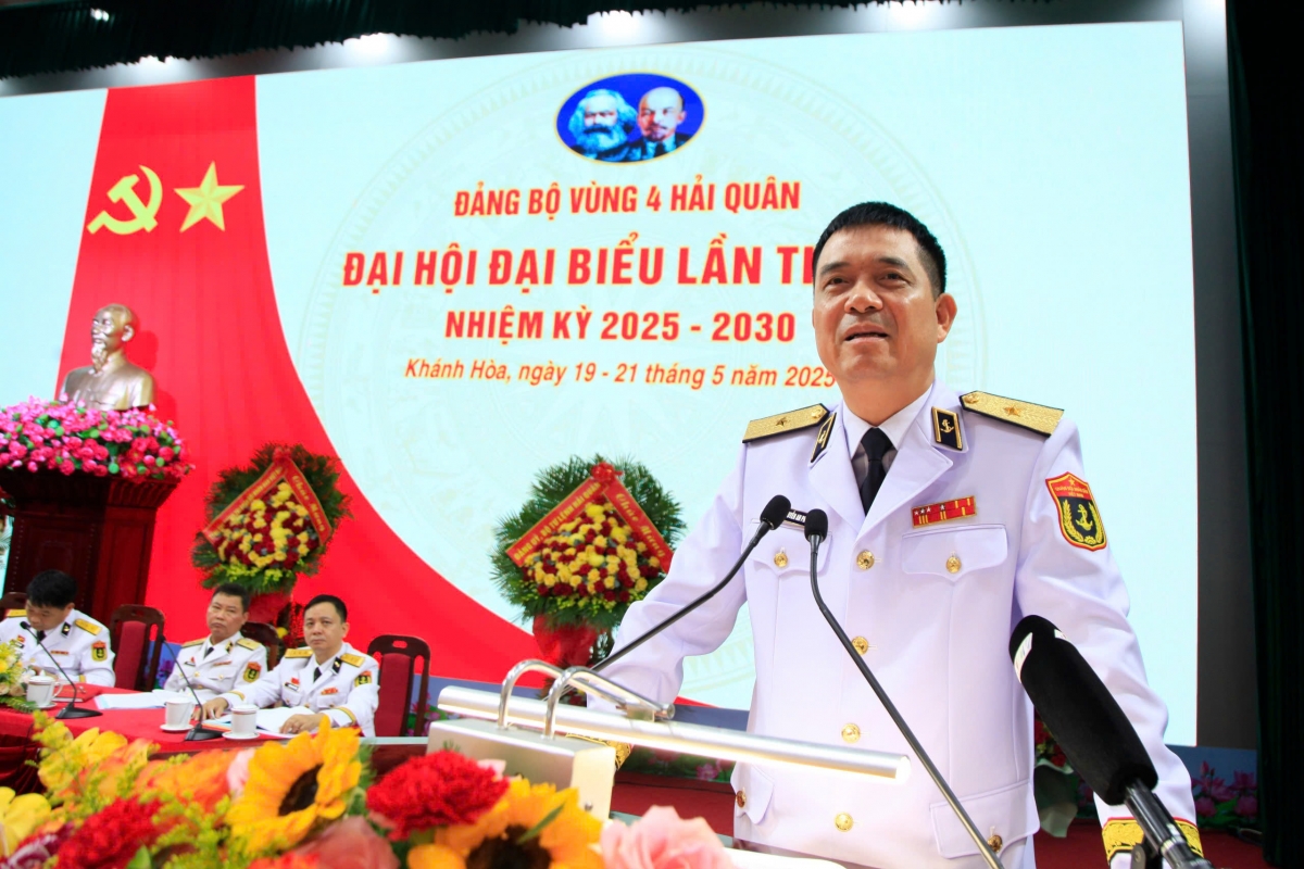 Thiếu tướng Nguyễn An Phong phát biểu chỉ đạo đại hội