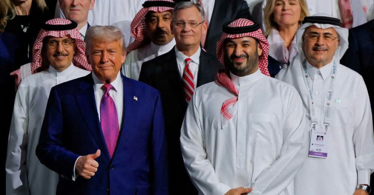 Tổng thống Donald Trump trong chuyến thăm Vùng Vịnh tháng 5/2025.
Ảnh: Reuters