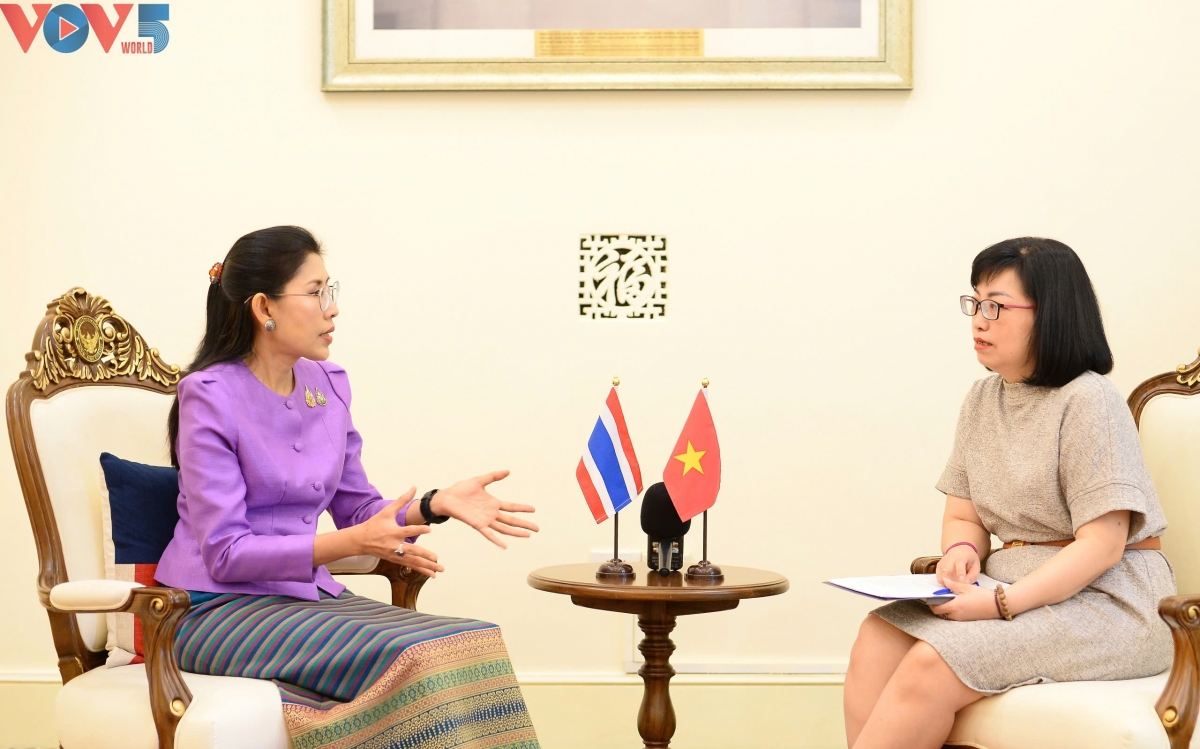 Phóng viên VOV phỏng vấn Đại sứ Thái Lan