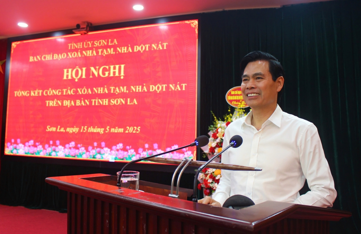 Bí thư Tỉnh uỷ Sơn La cho biết địa phương hoàn thành xoá nhà tạm nhờ nhiều nguồn lực hỗ trợ và sự đoàn kết của cả cộng đồng.