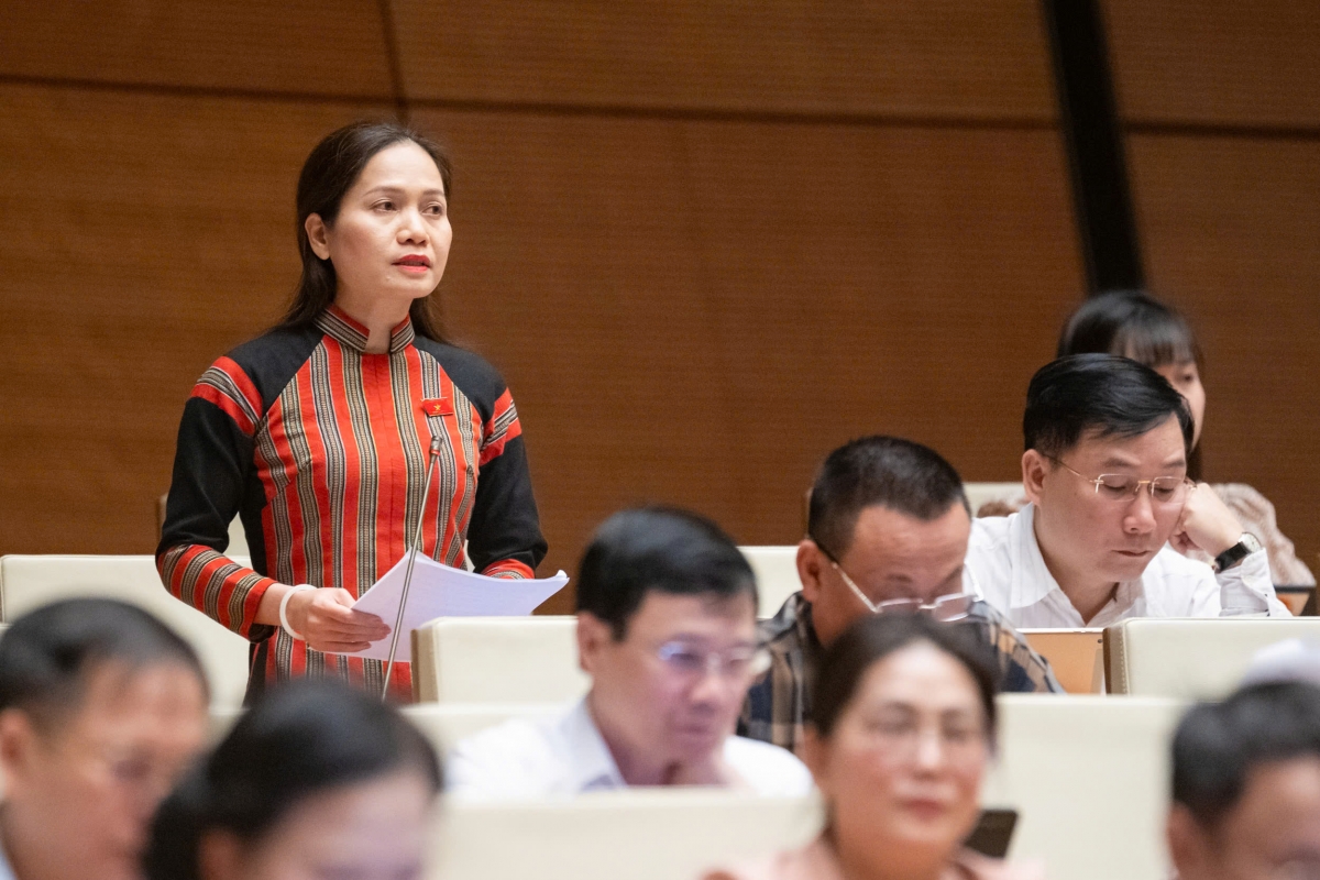 Đại biểu Siu Hương, đoàn Gia Lai