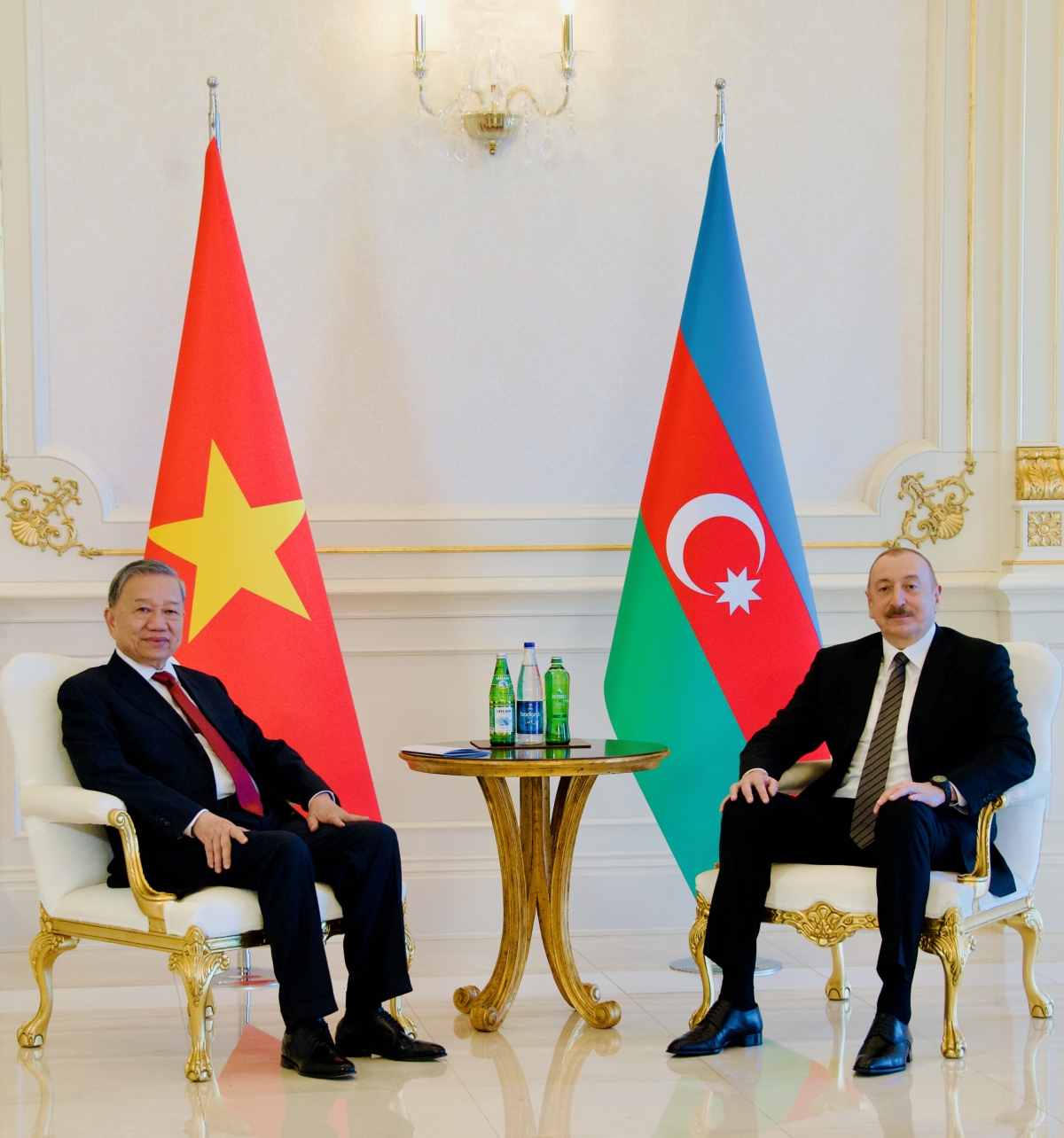 Tổng Bí thư Tô Lâm và Tổng thống Azerbaijan Ilham Aliyev.