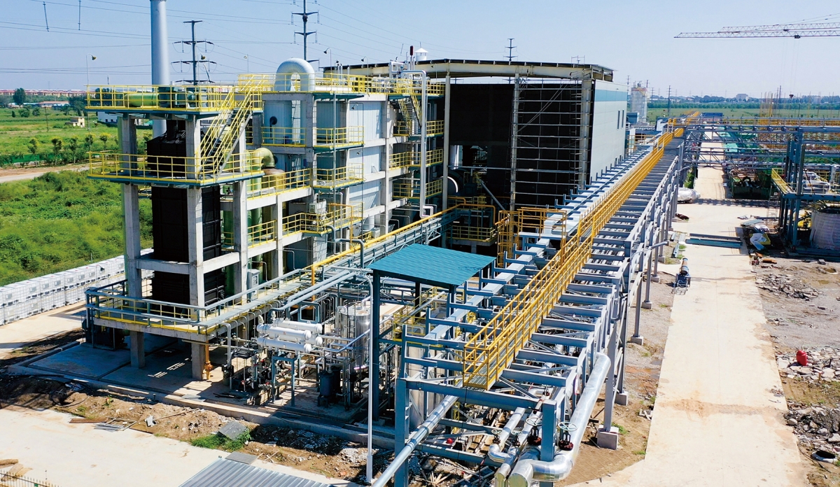 Hình ảnh nhà máy hoá chất thuộc công ty TNHH hoá chất Hữu Đạo trước khi xảy ra vụ nổ. Ảnh: Sina.com