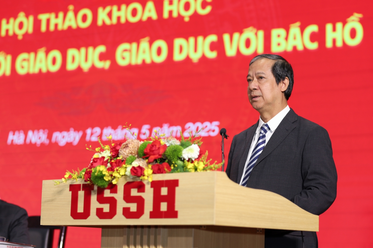 Bộ Trưởng Bộ Giáo dục và Đào tạo Nguyễn Kim Sơn chia sẻ về những quan điểm về tự học và học tập suốt đời theo quan điểm của Chủ tịch Hồ Chí Minh