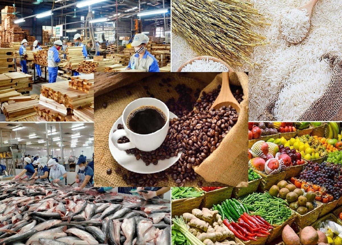 Các mặt hàng nông, lâm, thủy sản xuất khẩu chủ lực của Việt Nam