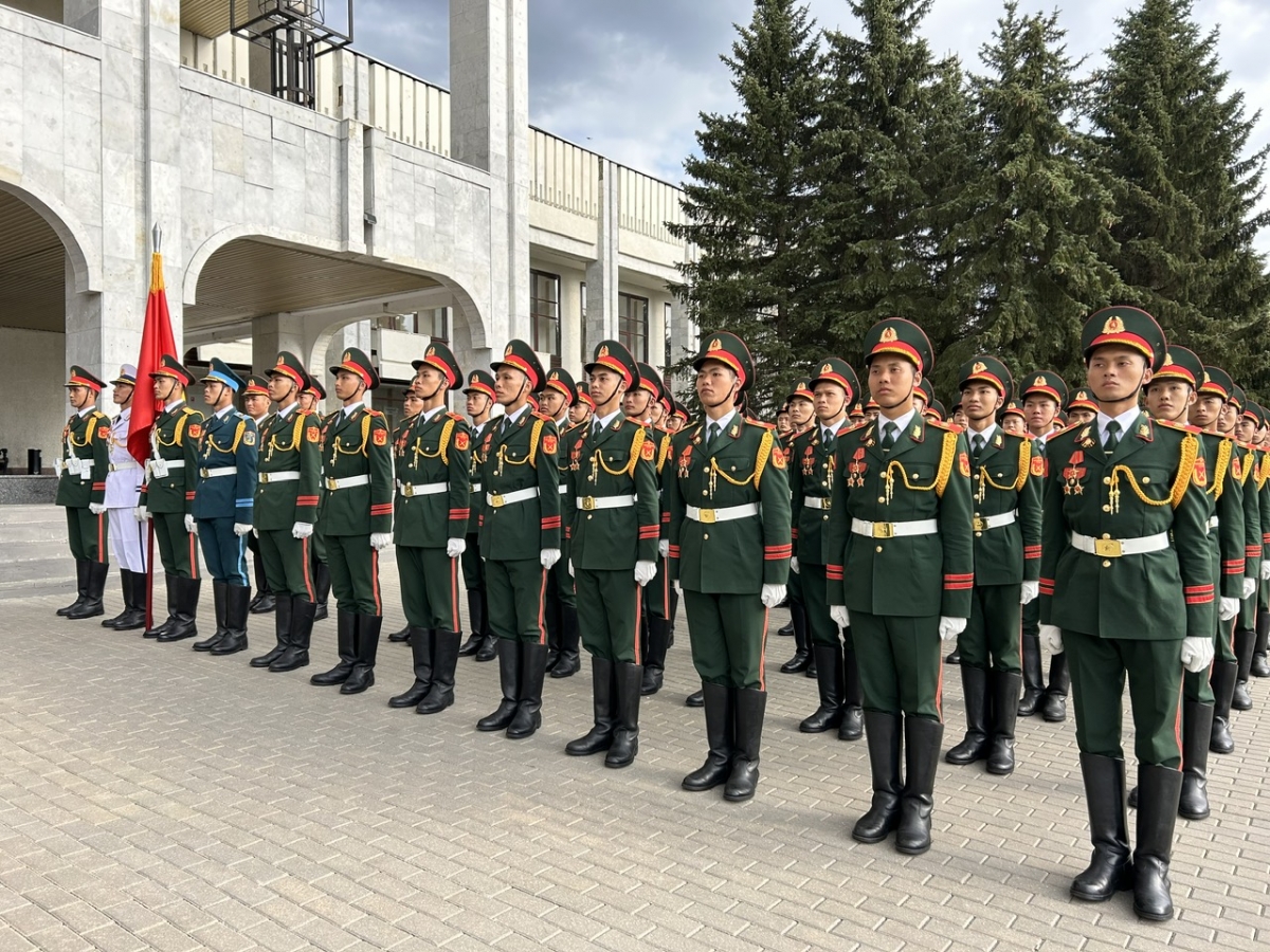 68 chiến sĩ Việt Nam sẽ tham gia duyệt binh trên Quảng trường Đỏ