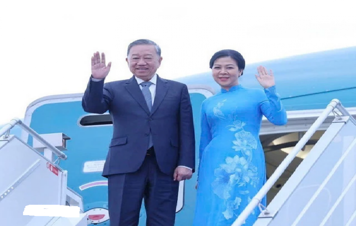 Tổng Bí thư Tô Lâm và Phu nhân rời thủ đô Minsk, lên đường về nước.