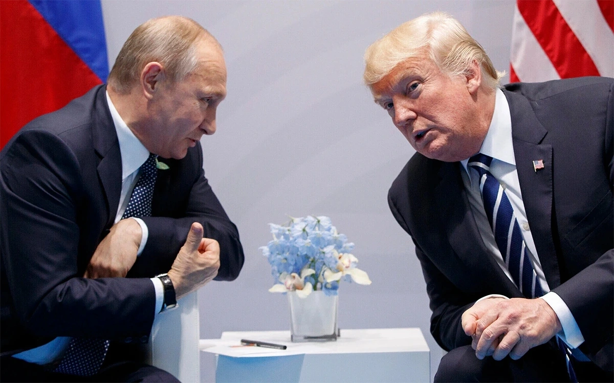 Tổng thống Nga Vladimir Putin và Tổng thống Mỹ Donald Trump. Ảnh: Reuters