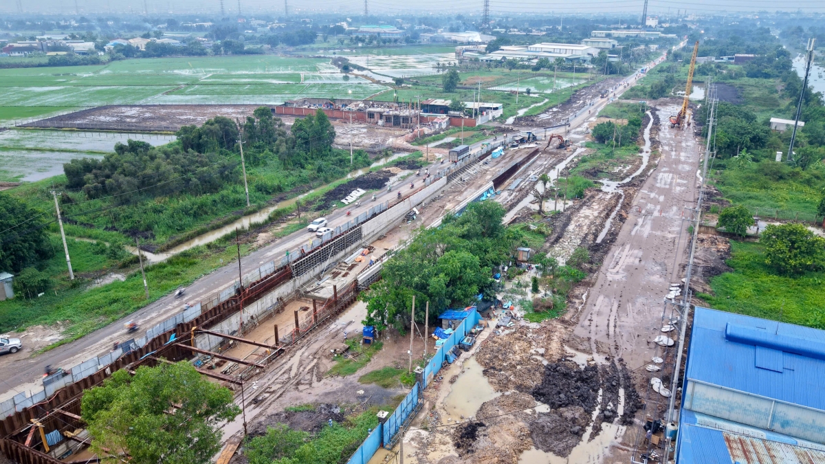 Vành đai 3 TPHCM đoạn ở phía Tây còn chậm tiến độ.