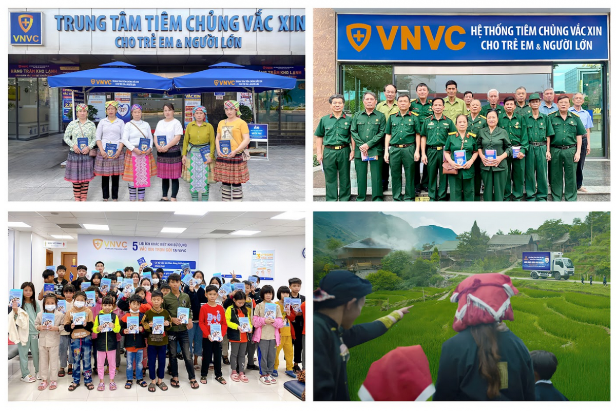 Các Trung tâm tiêm chủng của VNVC trong cả nước giúp trẻ em và người lớn tiếp cận vắc xin dễ dàng