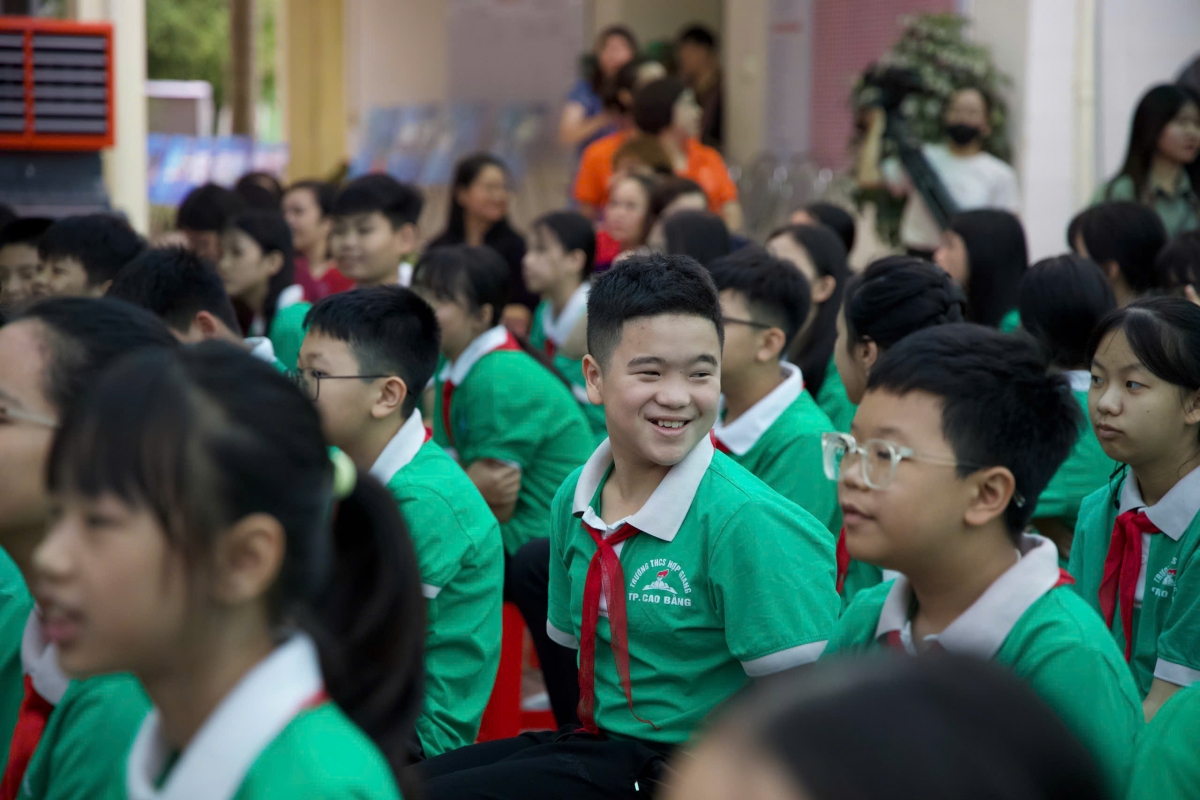Sự kiện truyền thông "Vươn xa - tỏa sáng" thu hút sự tham gia của đông đảo học sinh