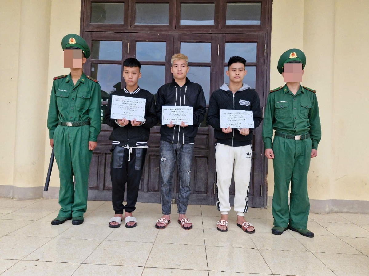 Các đối tượng Đặng Văn Chắn, Hoàng Văn Triệu và Sầm Văn Lượng.