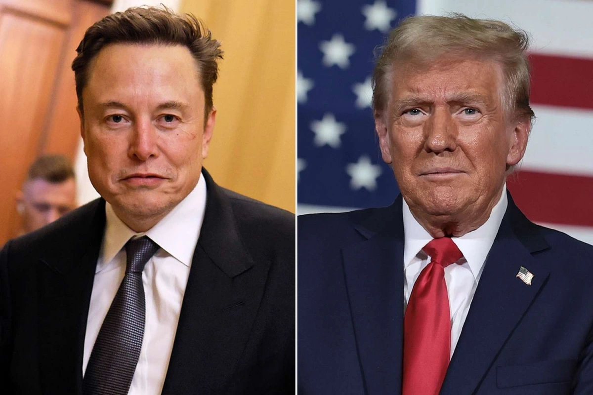 Tỷ phú công nghệ Elon Musk và Tổng thống Donald Trump