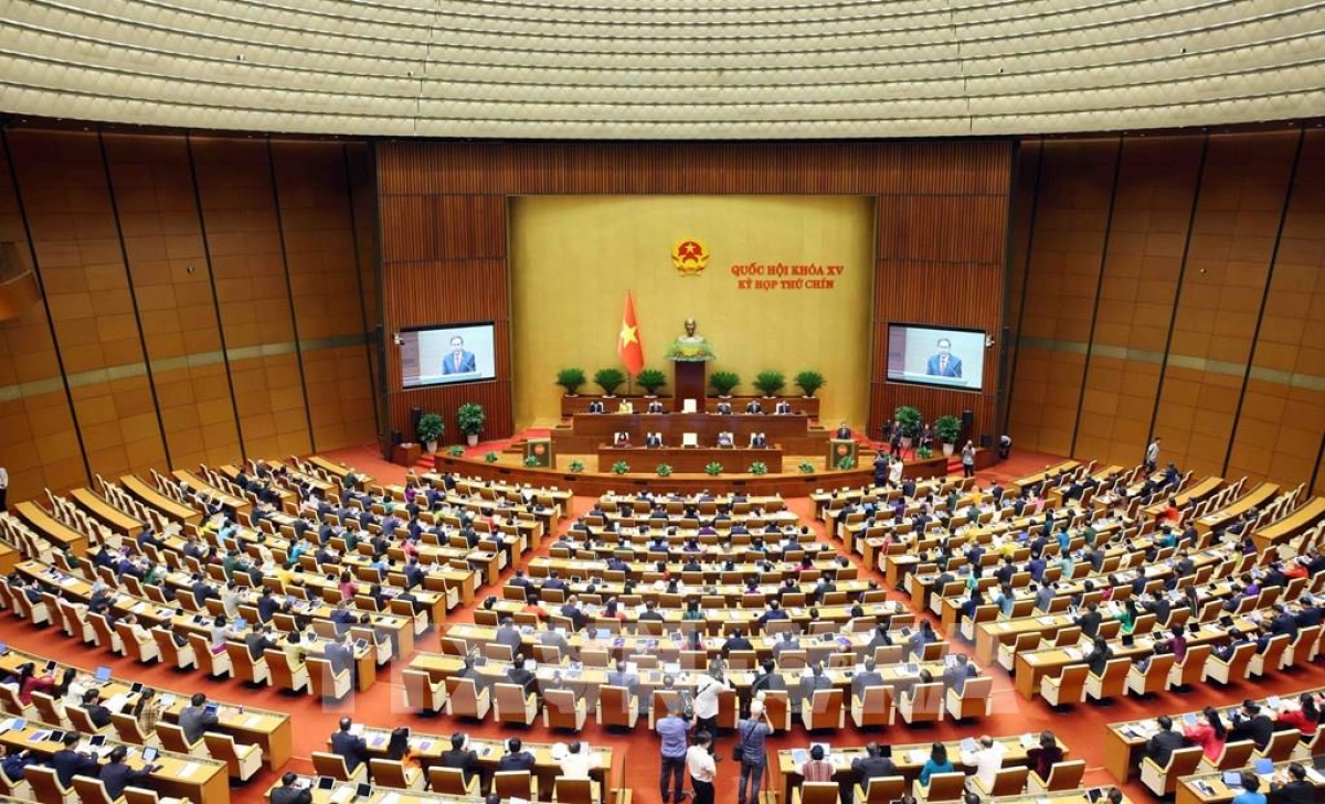 Toàn cảnh phiên khai mạc đợt 2, kỳ họp thứ 9, Quốc hội khóa 15