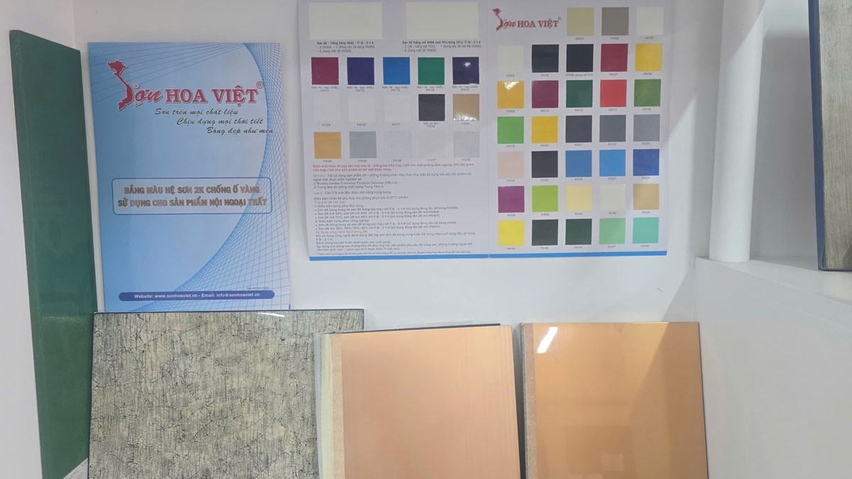 Dòng sơn của công ty có thể sơn trên bề mặt các vật liệu