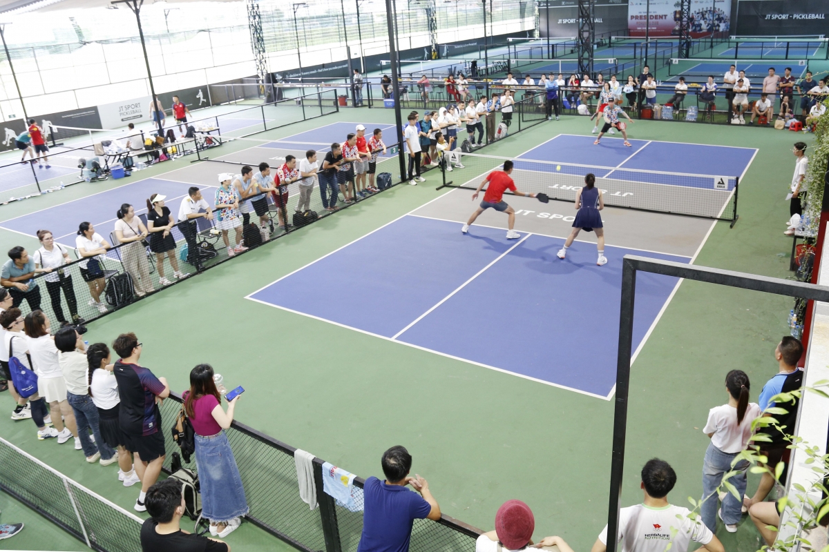 Toàn cảnh giải Pickleball Tân cảng Sài Gòn lần thứi I năm 2025