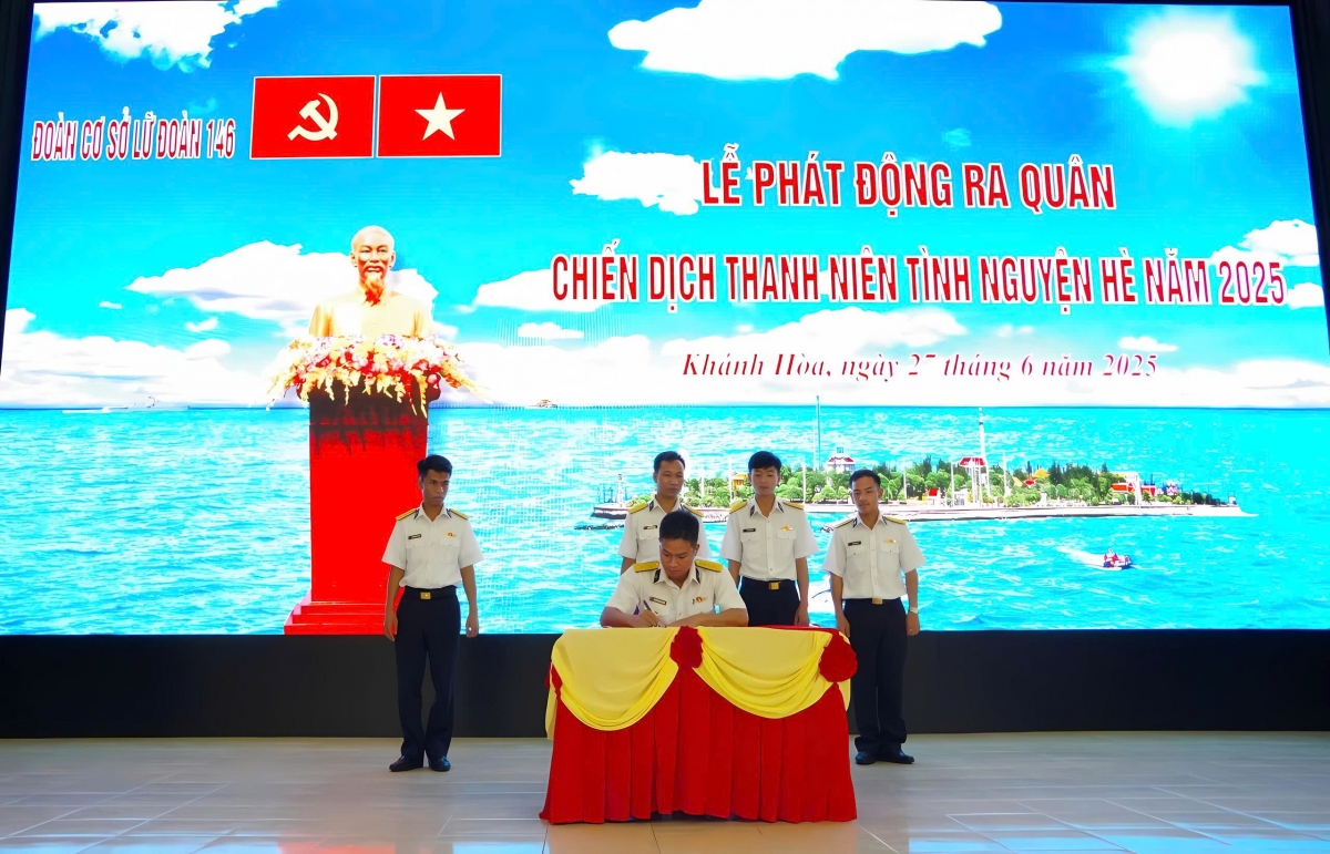 Ký kết chiến dịch tình nguyện hè 2025