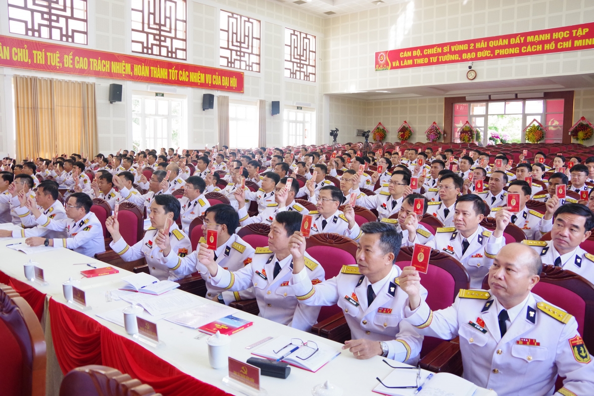 Các đại biểu thể hiện sự nhất trị cao trong Đại hội
