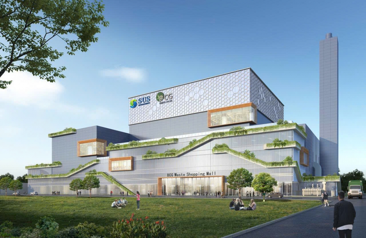Nhà máy đốt rác phát điện Tâm Sinh Nghĩa (Ảnh: Bamboo Capital)