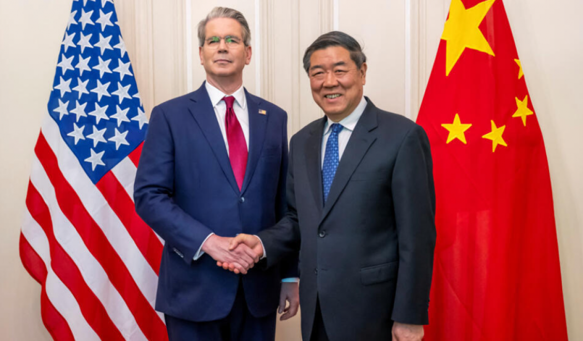 Trung Quốc và Mỹ tổ chức đàm phán kinh tế - thương mại song phương tại Geneva vào ngày 10-11/5 vừa qua. (Ảnh: Reuters)