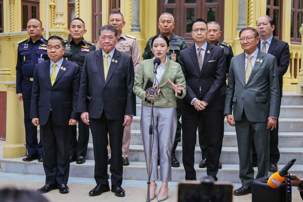 Thủ tướng Thái Lan Paetongtarn Shinawatra trả lời báo giới ngày 16/6/2025. Ảnh: Văn phòng Thủ tướng Thái Lan
