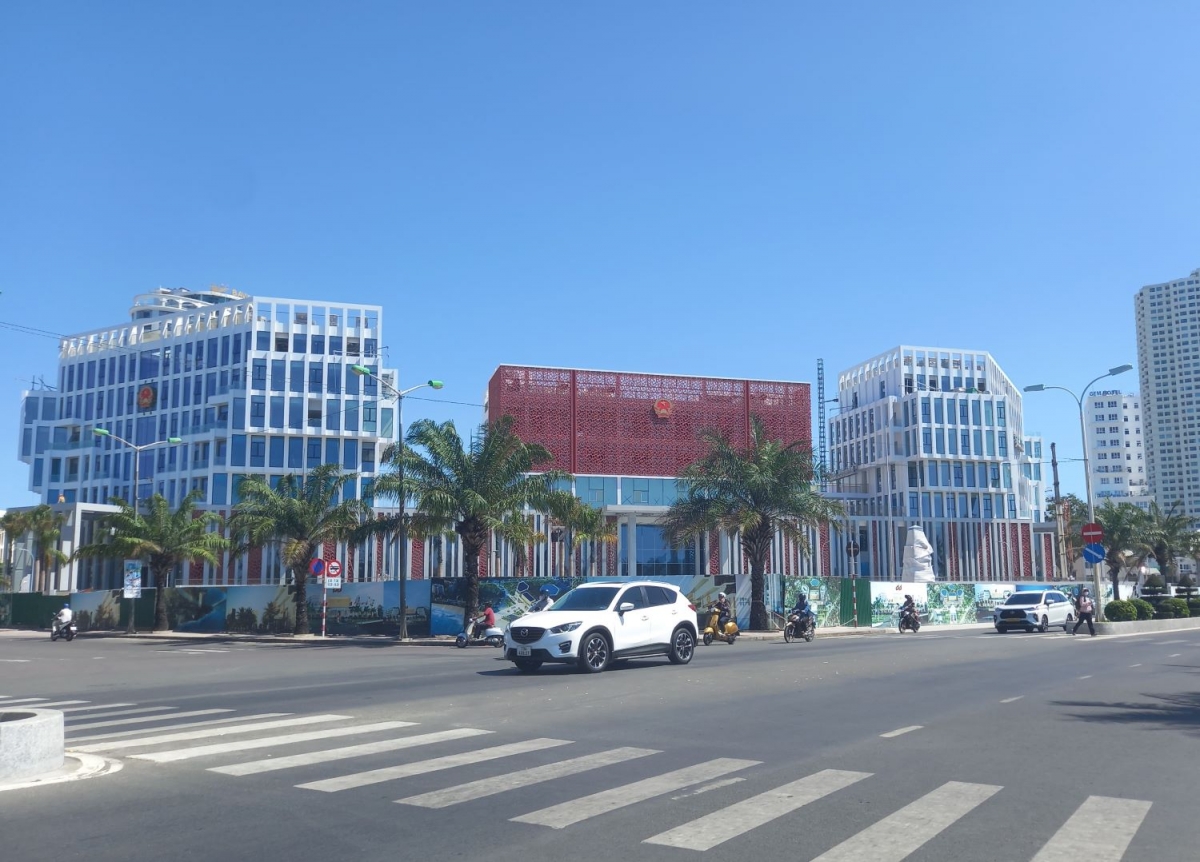 Trụ sở Tỉnh ủy, HĐND, UBND tỉnh Khánh Hòa đang được xây dựng.