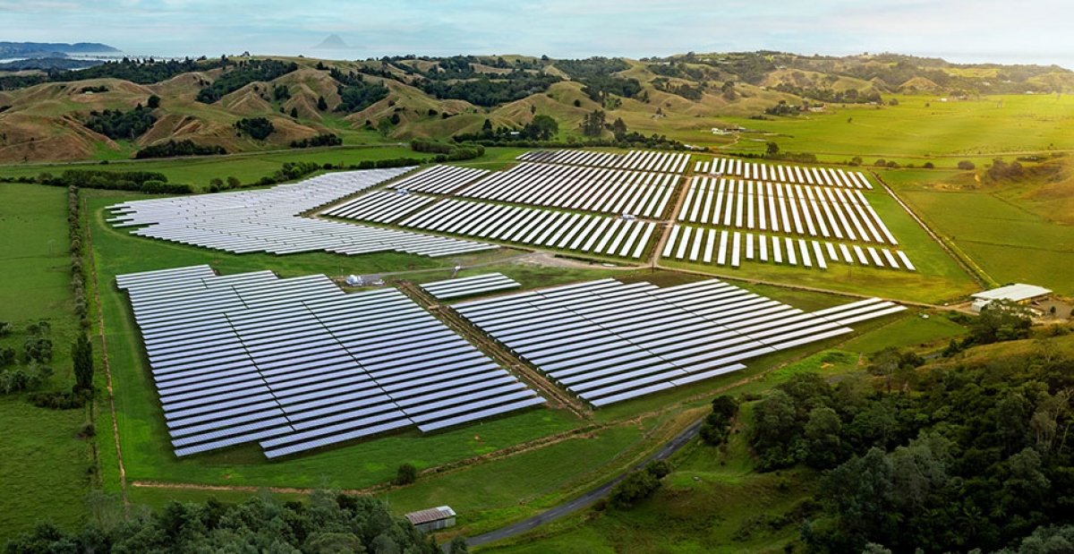 Trang trại điện mặt trời Lodestone ở New Zealand. (Nguồn ảnh : Lodstone Energy)