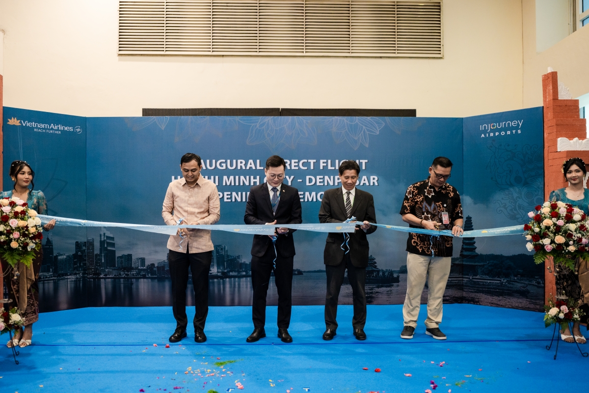 Vietnam Airlines khai trương đường bay thẳng TP.HCM – Bali- (ảnh VOV)