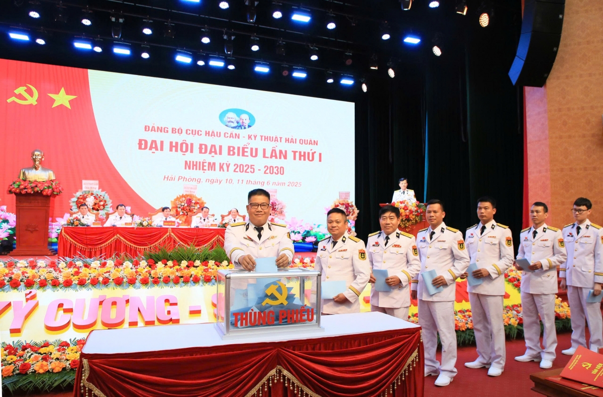 Đại hội bỏ phiếu bầu Ban chấp hành Đảng bộ Cục HC-KT nhiệm kỳ 2025-2030