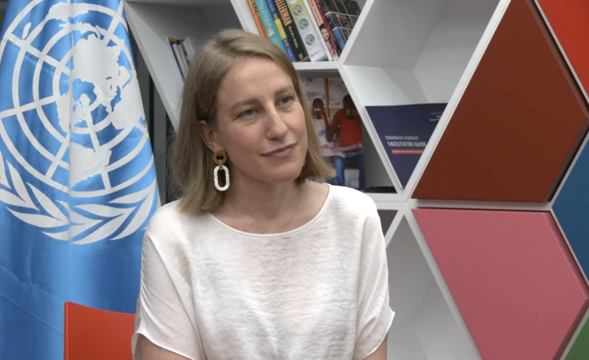 Bà Sabina Stein, Trưởng Phòng Quản trị và Tham gia của UNDP