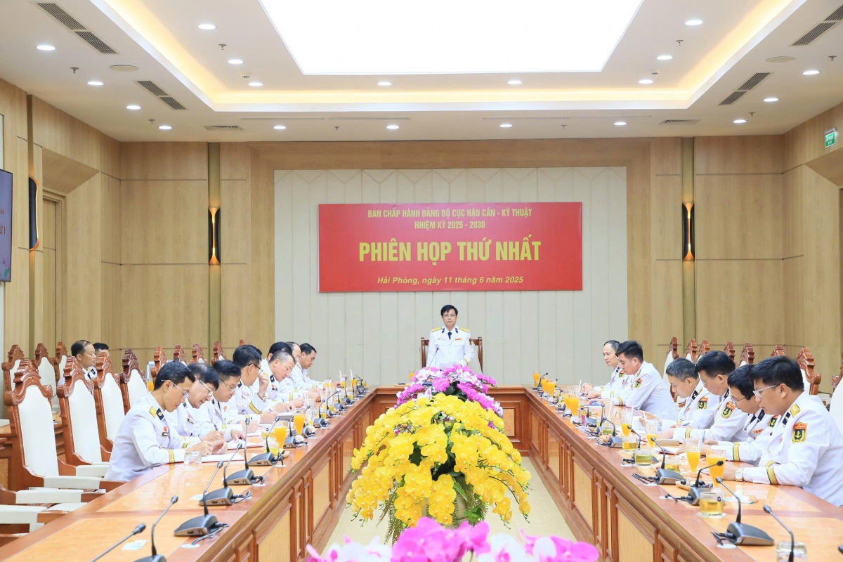 Phiên họp thứ nhất của Đảng ủy Cục Hậu cần - Kỹ thuật