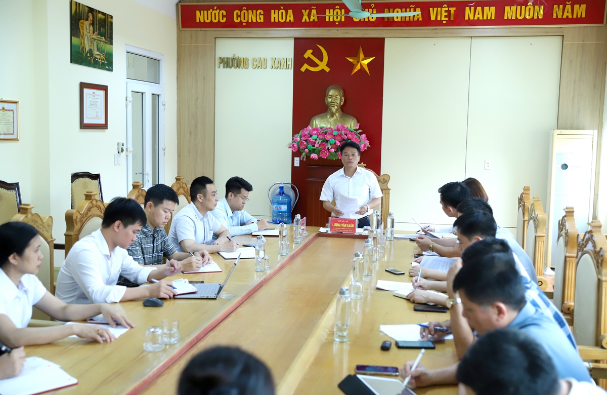 Đảng uỷ phường Cao Xanh vận hành thử nghiệm mô hình chính quyền địa phương 2 cấp với đội ngũ cán bộ chủ chốt