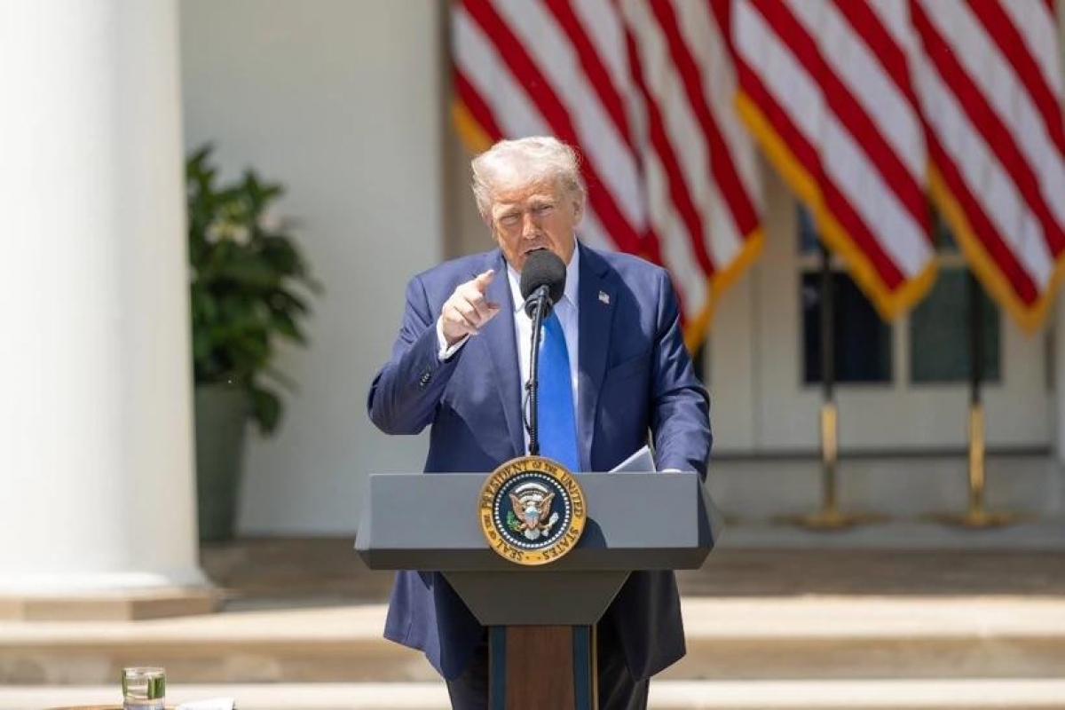 Tổng thống Mỹ Donald Trump (Ảnh: THX/TTXVN)