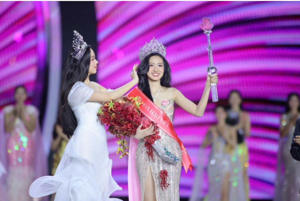 Tân Hoa hậu Việt Nam Hà Trúc Linh (Ảnh: Ban tổ chức).