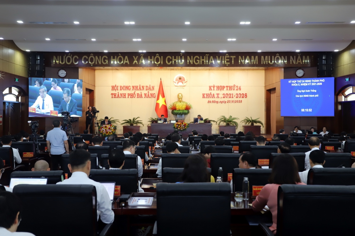 Kỳ họp thứ 24, kỳ họp cuối của HĐND thành phố Đà Nẵng sau 28 năm trở thành đơn vị hành chính trực thuộc Trung ương.